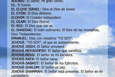 12 nombres de dios y su significado descubrelos aqui