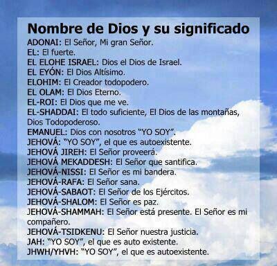 12 nombres de dios y su significado descubrelos aqui
