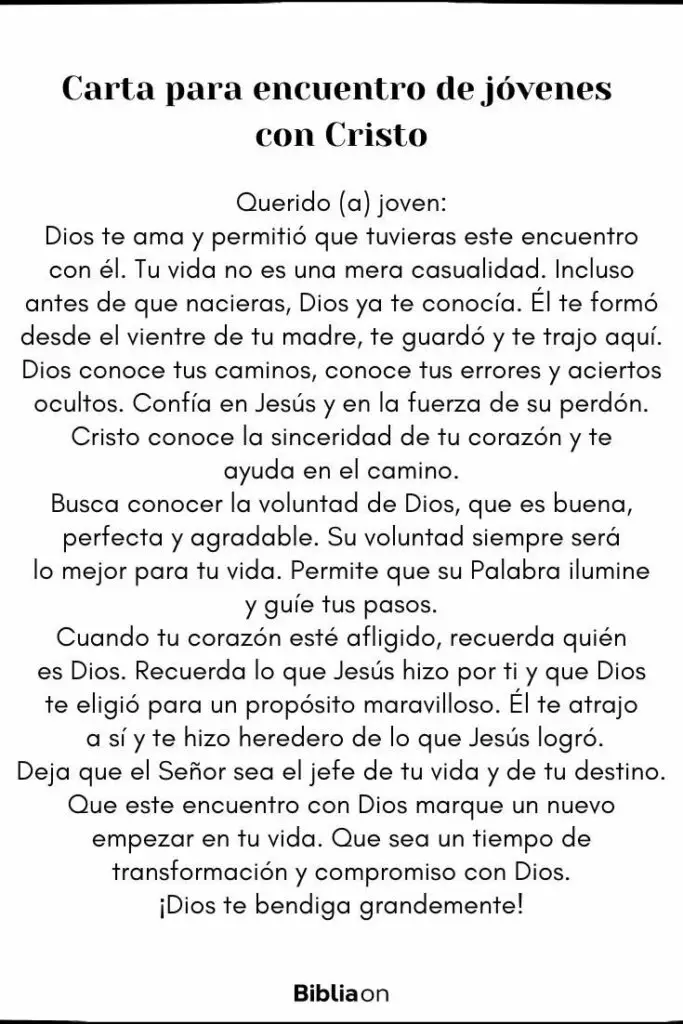 9 cartas para un retiro espiritual de encuentro con dios