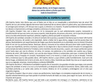 consagracion al espiritu santo guia y beneficios espirituales