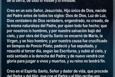 credo de nicea constantinopla conoce el credo largo