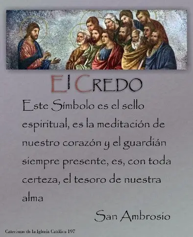 el credo significado historia y origen de la oracion