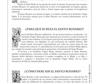 el santo rosario oraciones misterios y significado