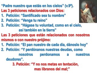 el significado de la oracion del padre nuestro explicacion detallada