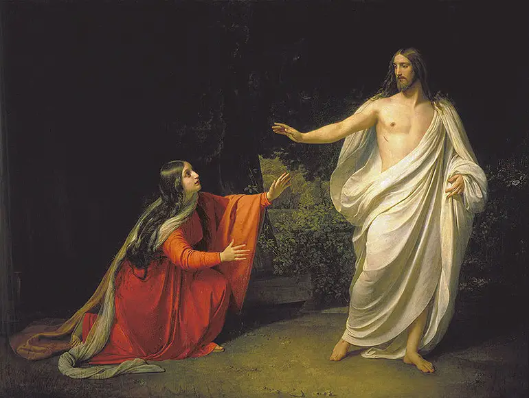 fiesta de santa maria magdalena primera en ver a jesus resucitado