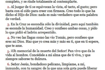 himno adoro te devote letra y significado del canto