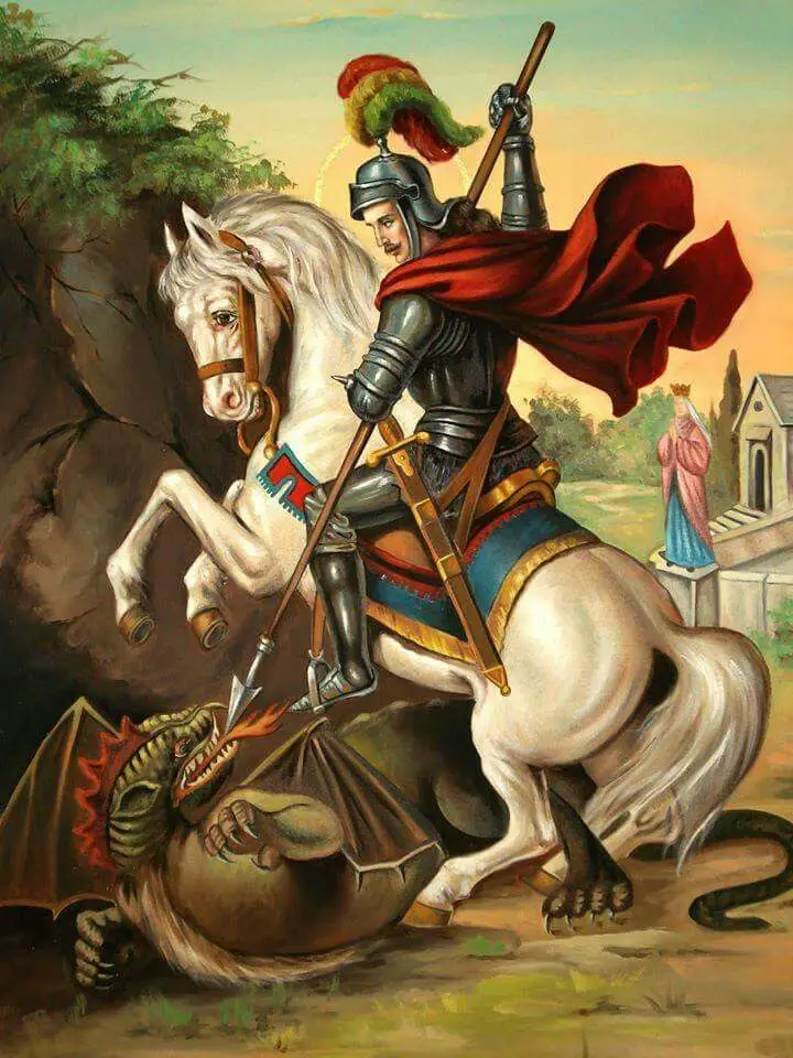 hoy celebramos a san jorge protector del papado y guerrero del bien