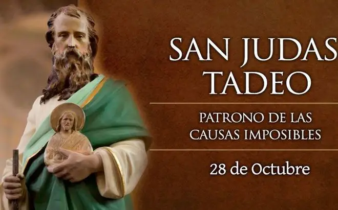 hoy celebramos a san judas tadeo patrono de causas imposibles