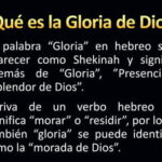 La Gloria de Dios: Qué Es y Qué Significa