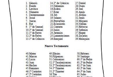 los libros de la biblia