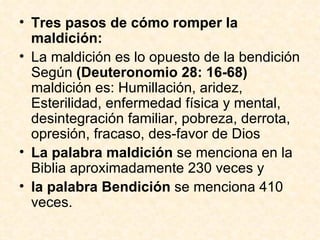 maldiciones generacionales en la biblia que son y como romperlas