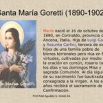 maria goretti santa vida milagros y legado