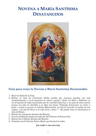 novena de la virgen desatanudos oraciones y guia completa