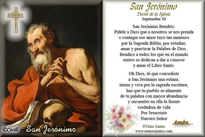 oracion a san jeronimo reza y conoce su poderosa intercesion