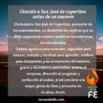 Oración a San José de Cupertino para Exámenes y Estudios