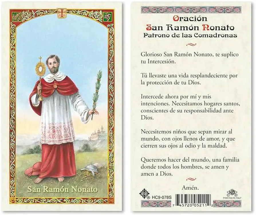 oracion a san ramon nonato para pedir proteccion y ayuda
