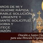 Oración a Santa Clara de Asís para Petición Urgente y Difícil