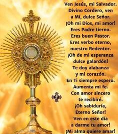 oracion al santisimo sacramento devocion y fe catolica