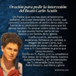 Oración Oficial para Pedir la Intercesión del Beato Carlo Acutis