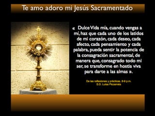 oracion para una visita a jesus sacramentado guia espiritual