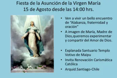 oracion por la asuncion de la virgen reza y reflexiona