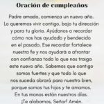 Oraciones por mi Cumpleaños - Un Año Lleno de Bendiciones