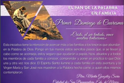 primer domingo de cuaresma arrepientanse y crean en el evangelio