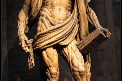 san bartolome desollado historia de la escultura en milan