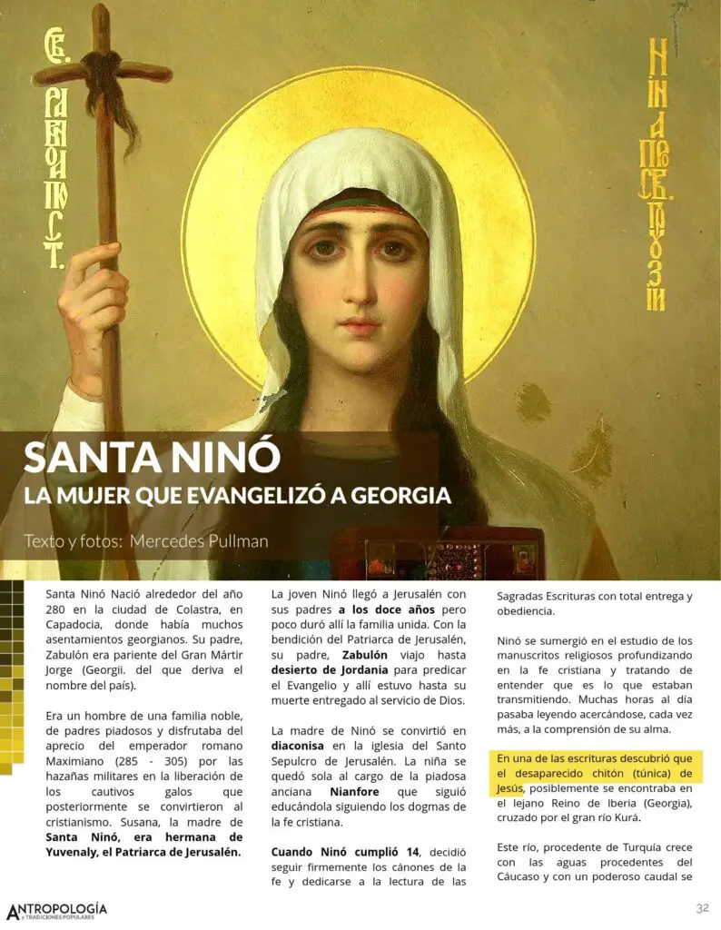 santa nino de georgia historia y significado en la fe cristiana