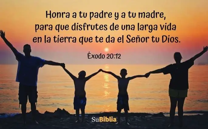 versiculos para honrar a los padres papa y mama