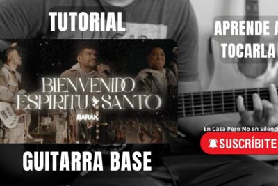 como tocar bienvenido espiritu santo de marcos barrientos con acordes simples