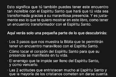la poderosa oracion de 21 dias al espiritu santo para transformar tu vida