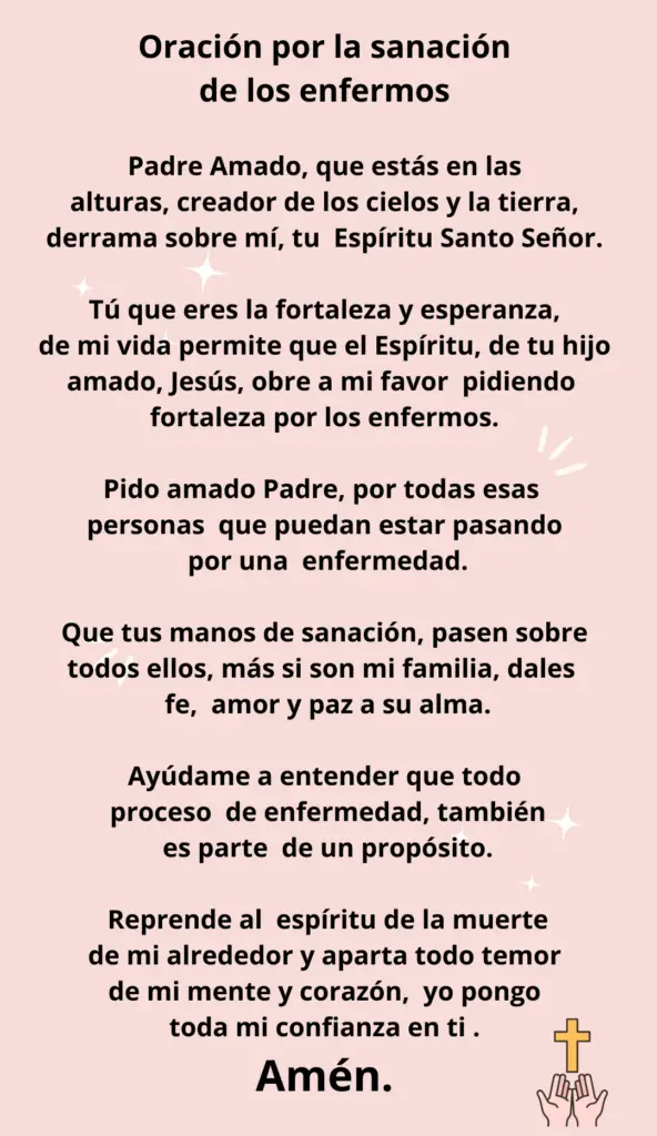 oracion al espiritu santo para la salud de un hijo que da esperanza y fortaleza