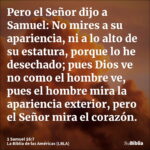Dios Mira el Corazón (1 Samuel 16:7) - Significado Bíblico