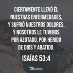 Jesús: ¿Llevó nuestras enfermedades y dolores? (Isaías 53:4)
