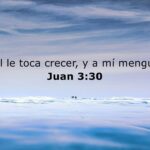 Juan 3:30 - ¿Por qué él crece y yo mengüo?