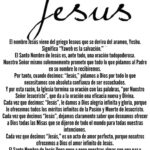 Jesús: El Nombre Sobre Todo Nombre - Significado